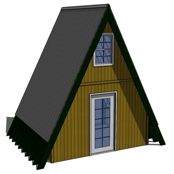 Tiny house or tiny cabin?? Tiny Eco House Plans By Keith Yost Designs