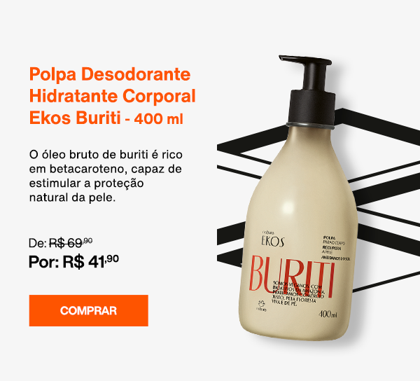 Polpa Desodorante Hidratante Corporal Ekos Buriti - 400 ml