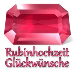 40 jahre miteinander verheiratet zu sein bedeutet, dass man bereits viel miteinander erlebt und gute und weniger gute zeit gemeistert hat. Rubinhochzeit Gluckwunsche Und Spruche Fur Karten