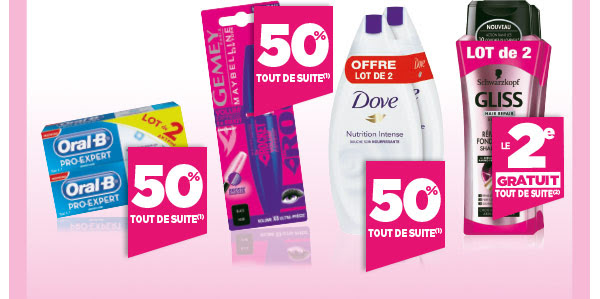 Plus de 650 produits de beauté en promo!