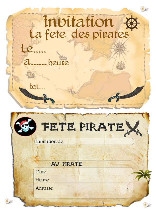 Carte D Invitation Anniversaire Gratuite A Imprimer Pirate Des Caraibes Coleteremelly Blog