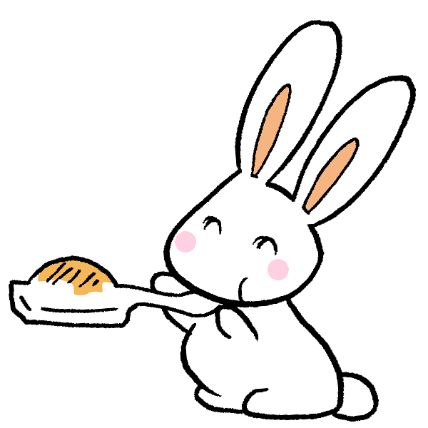 動物画像のすべて ベスト50 かわいい もち 食べる イラスト