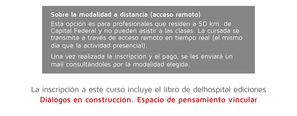 Modalidad a distancia - Libro delhospital