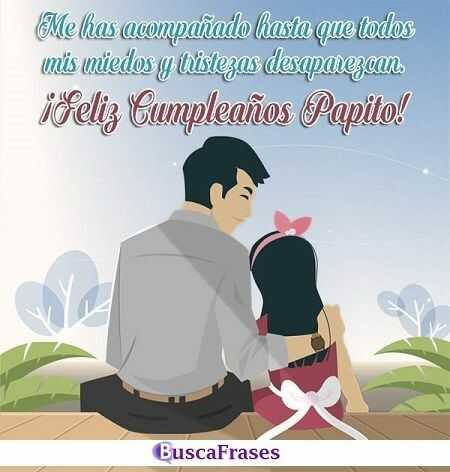 Papi, feliz día del padre. Mensaje De Cumpleanos Mi Papa