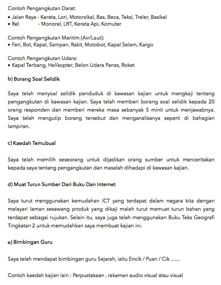 Contoh Soalan Kajian Kes Sejarah Tahun 4 Kuora U