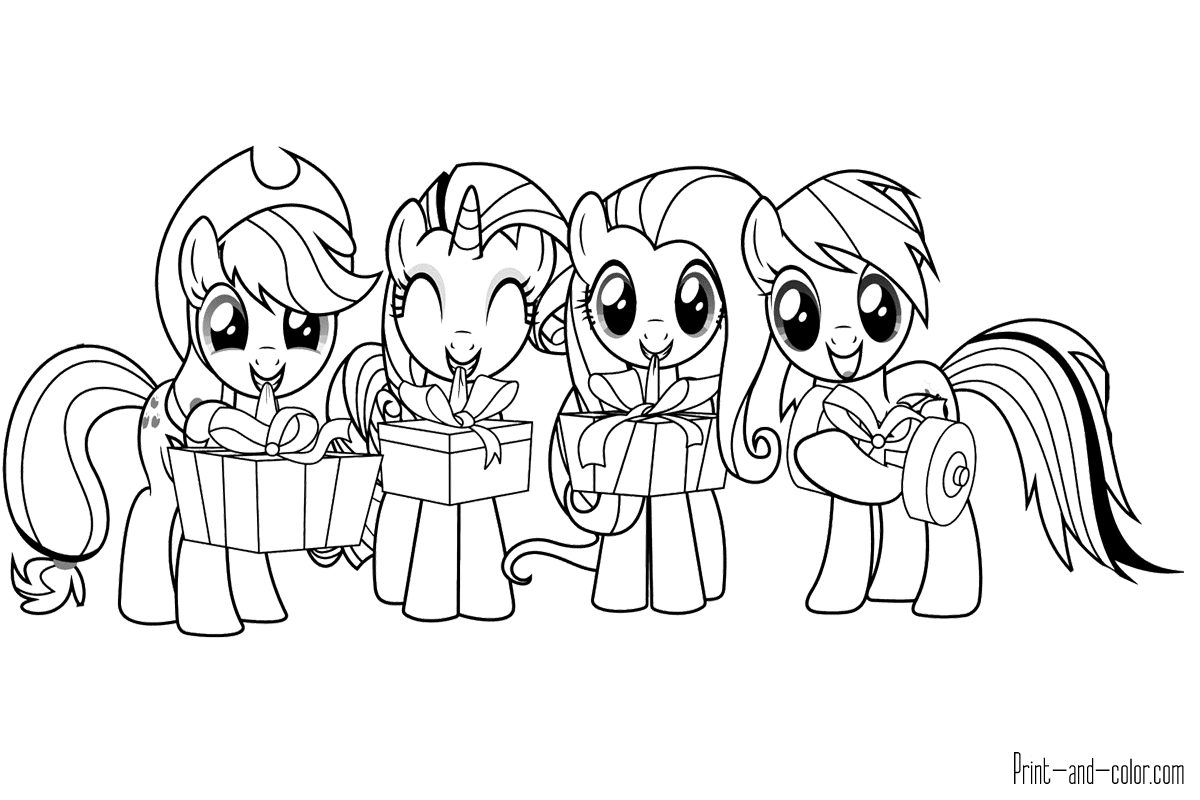 Free my little pony coloring pages. My Little Pony Coloring Pages Print And Color Com