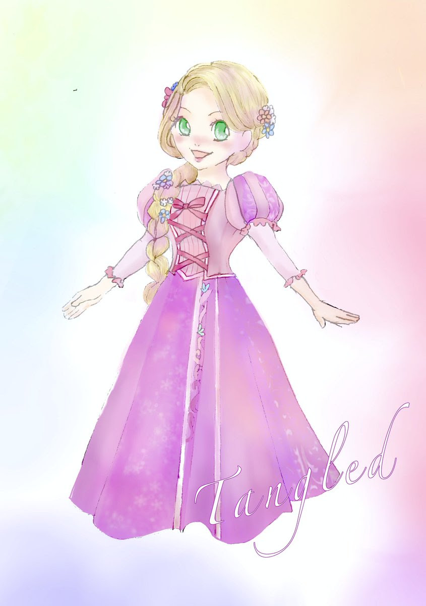 ディズニー画像ランド ラブリーディズニープリンセス ドレス イラスト 簡単