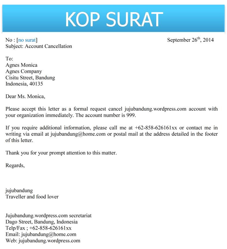 Contoh Surat Resign Terbaru 2013 - Contoh U