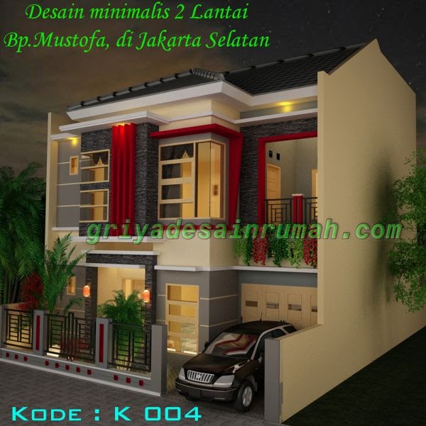  Rumah  Minimalis  2  Lantai  Ukuran  8x9  Perum Anggrek