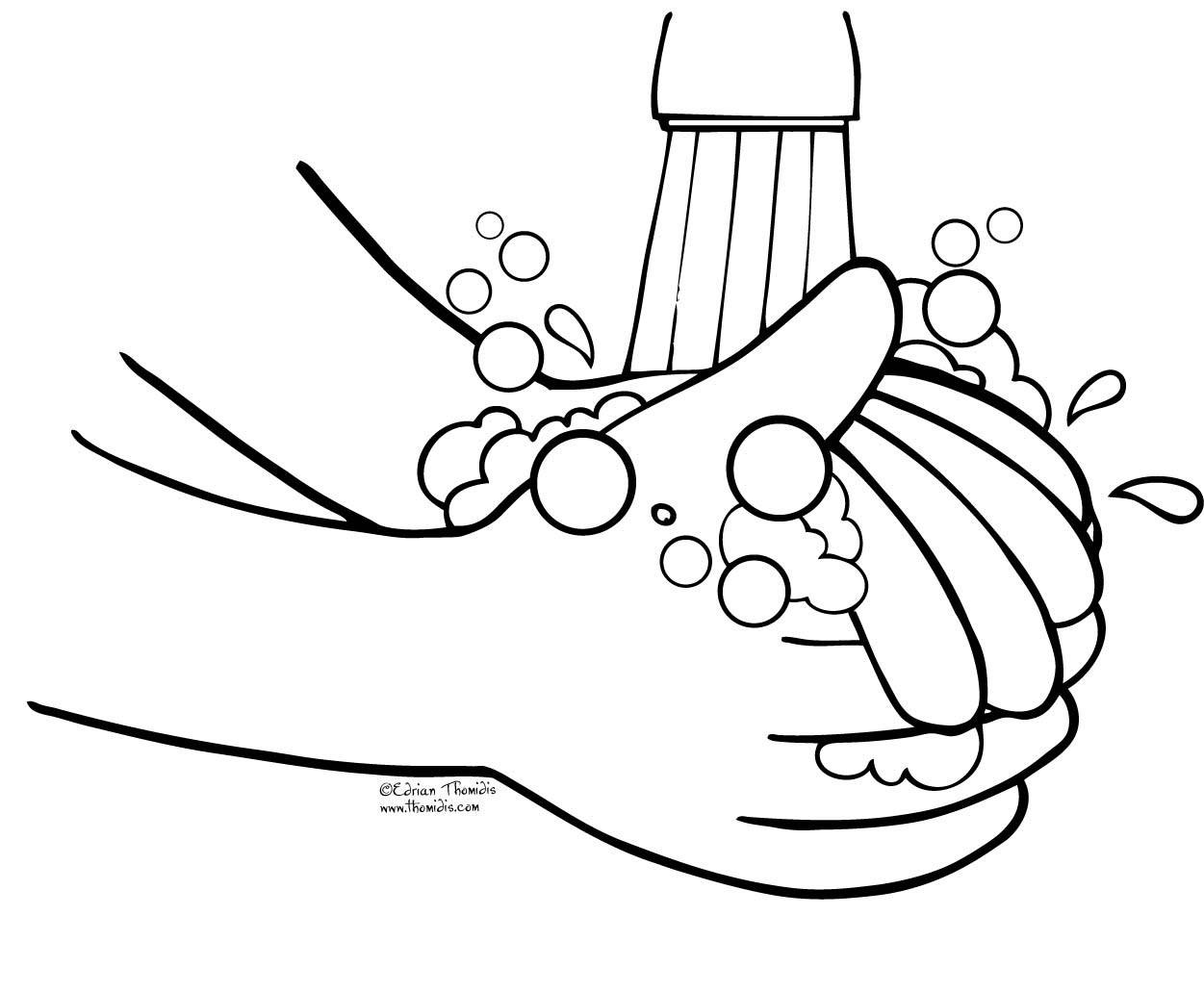 Jul 09, 2021 · this germ blow painting art is perfect for preschoolers when learning about sickness, the human body, and the immune system. Wash Hands Coloring Page Clip Art Library