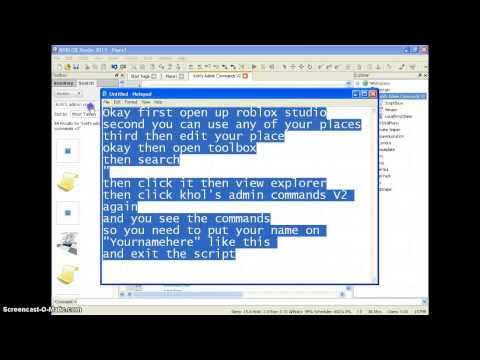 Roblox script admin commands
