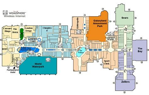 West Edmonton Mall Map