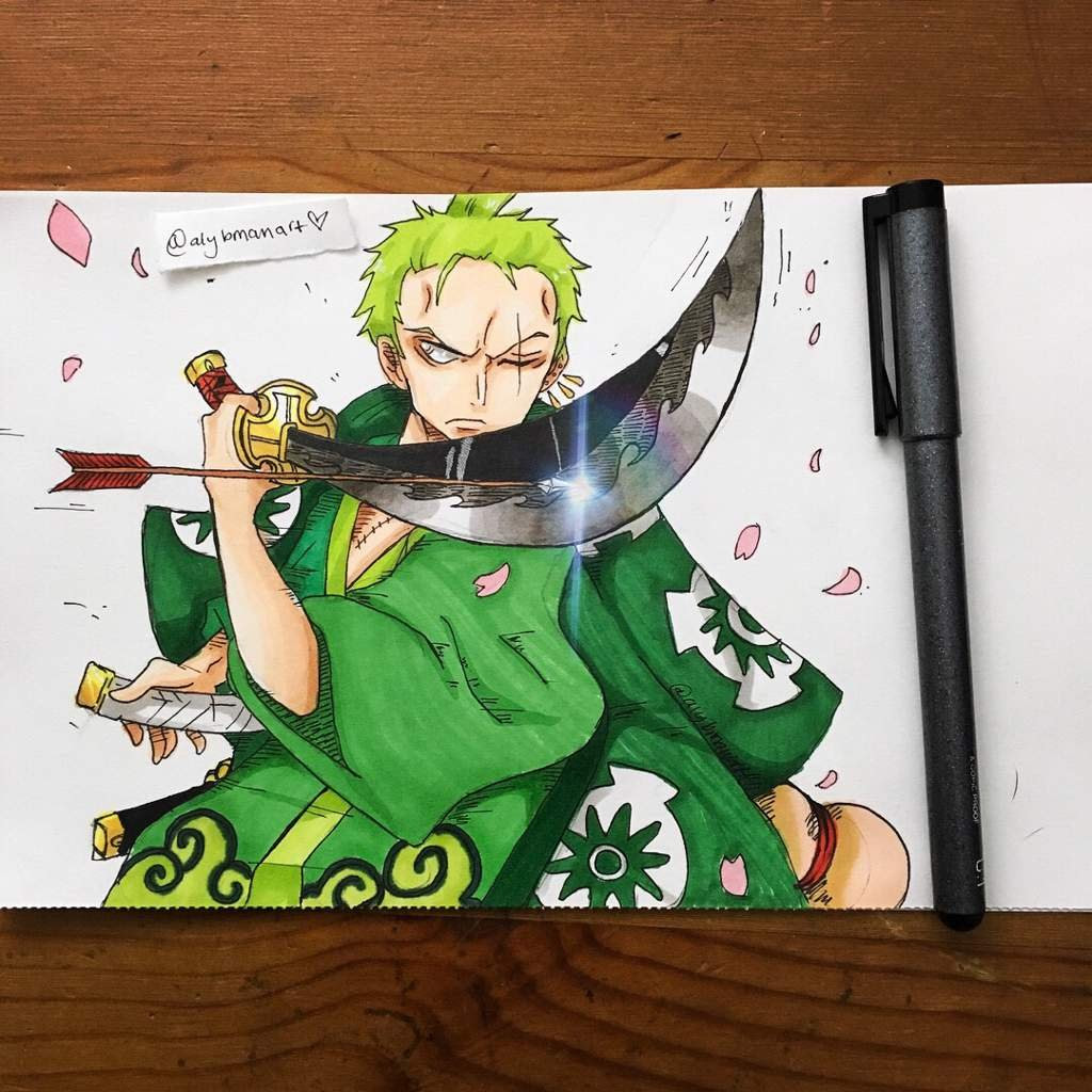 You can download this image high resolution (hd) photo completely free. Zoro In Wano One Piece Amino