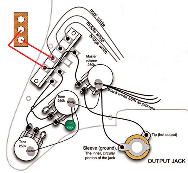 Hohner b guitar wiring diagram get free image about. Replacing The Output Jack On An Electric Guitar Proaudioland Musician News