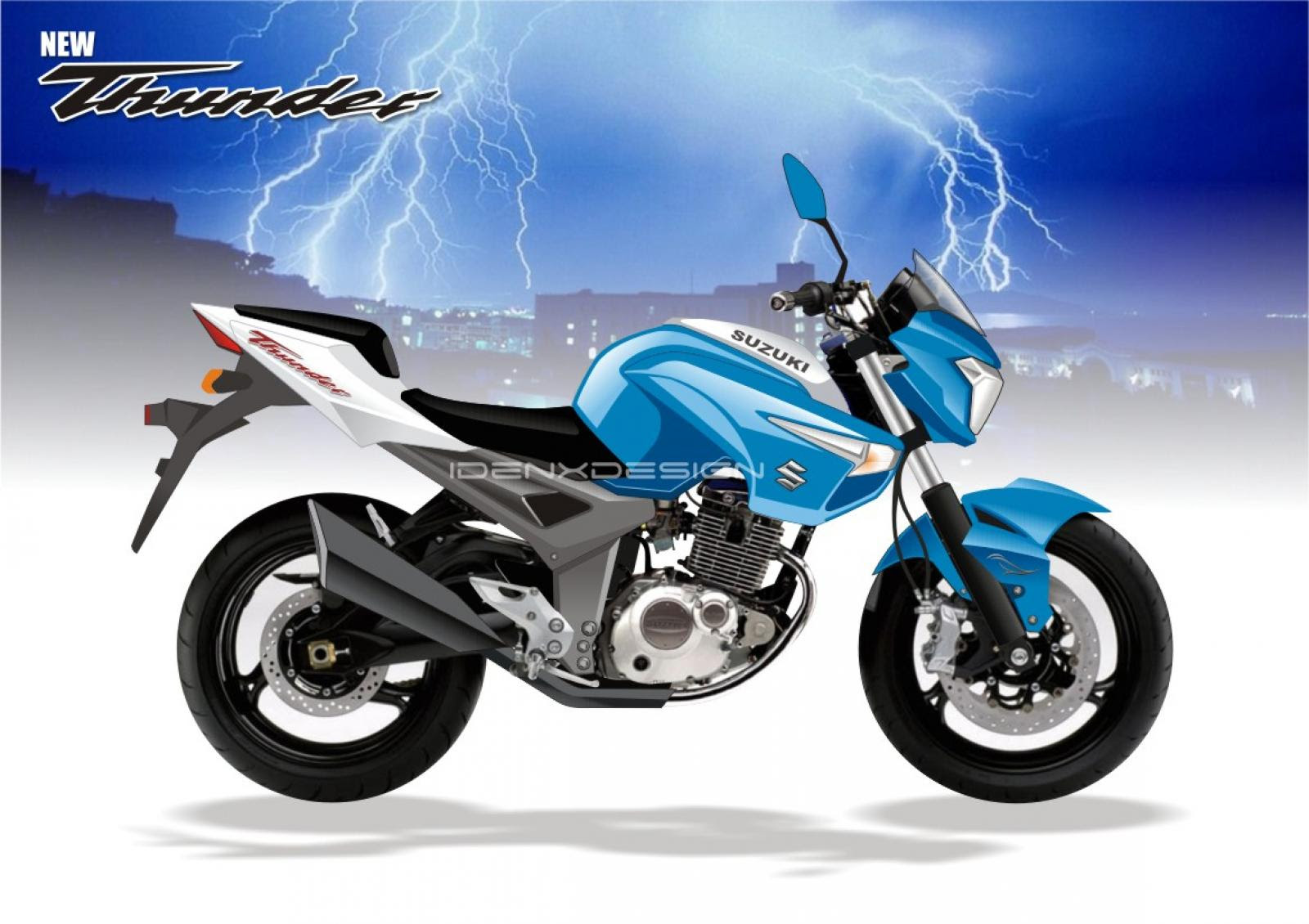 Gambar Modifikasi Motor Suzuki Thunder Wacana Modif Motor