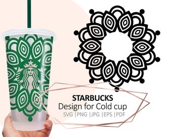 Download Free Mandala Svg For Starbucks Cup For Silhouette - Free ...
