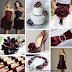 Grey And Maroon Wedding Theme