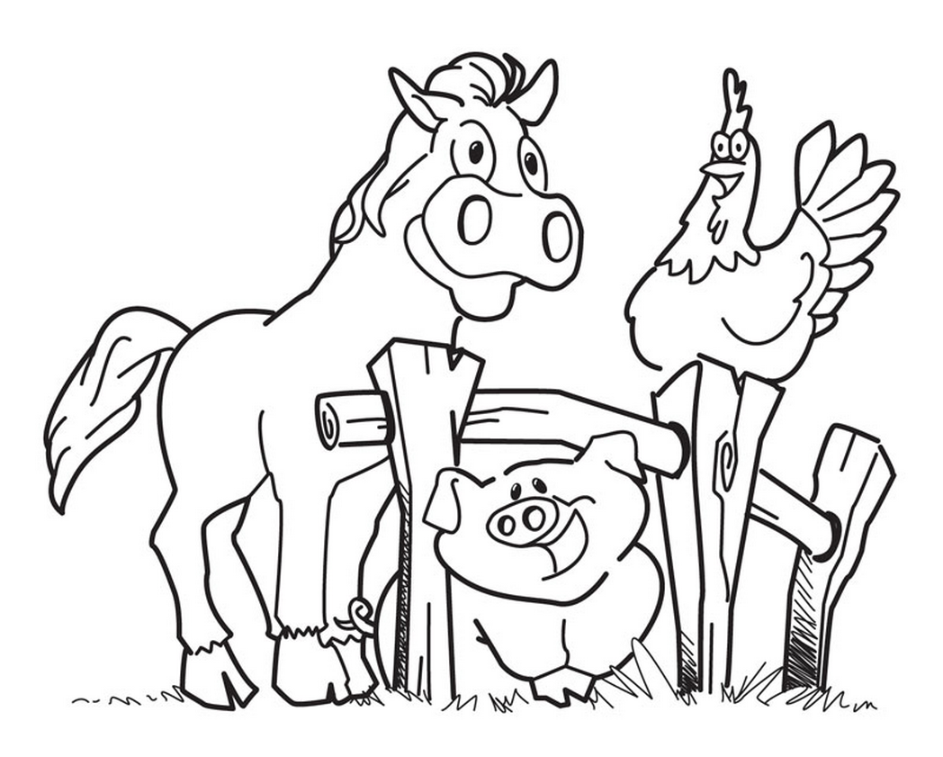 Download Printable Farm Animal Colouring Pages Total Update