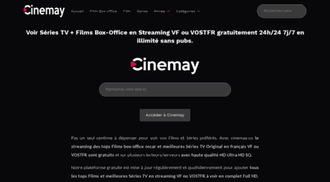 Visit Cinemay Co Cinemay Co Premier Site Fr Serie Tv Et Films Streaming Gratuit Complet