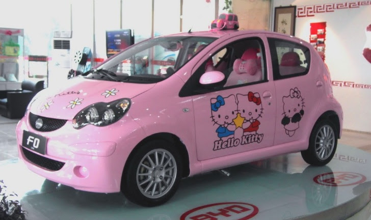 iHelloi iKittyi BYD F0 Pink iCari Hell from China autoevolution