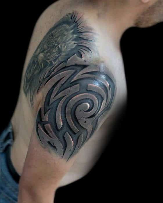 60 3D Tribal Tattoos For Men Masculine Design Ideas 