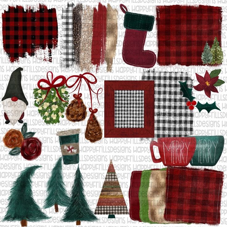 Download Christmas Trees Sublimation Bundle Set 3 SVG File
