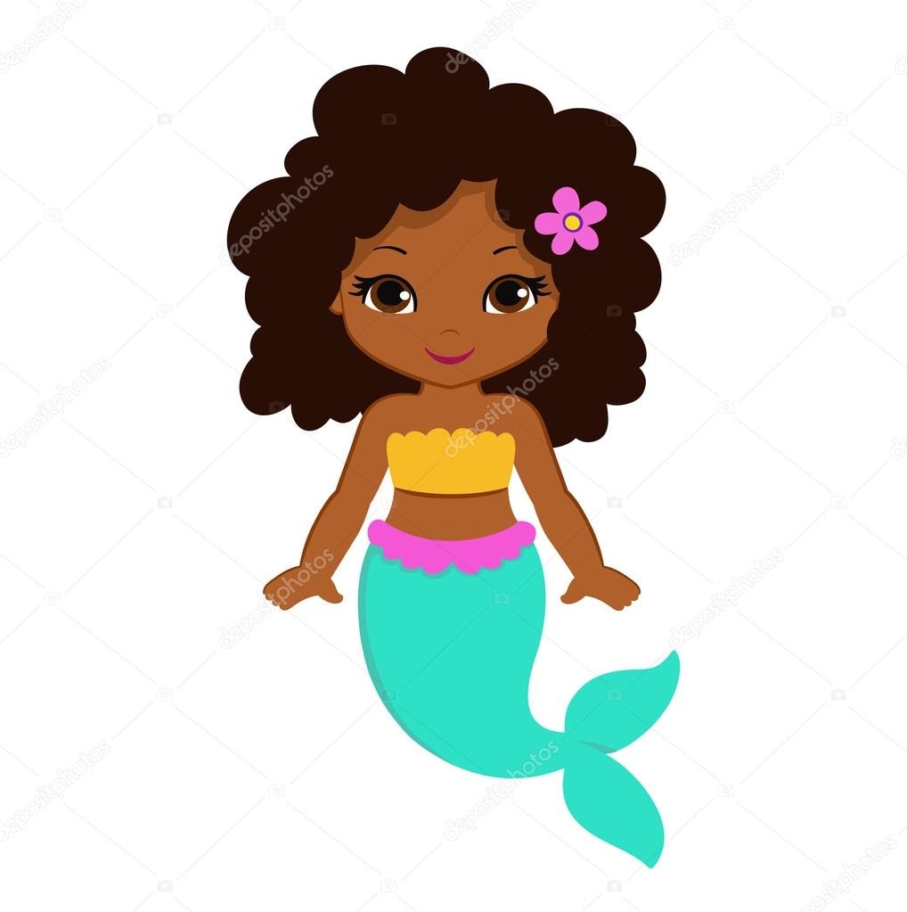 187 Afro Baby Mermaid Svg Svg Png Eps Dxf File