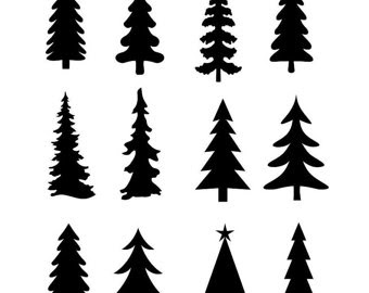 Download Png Clipart Clip Art Silhouette Pine Tree