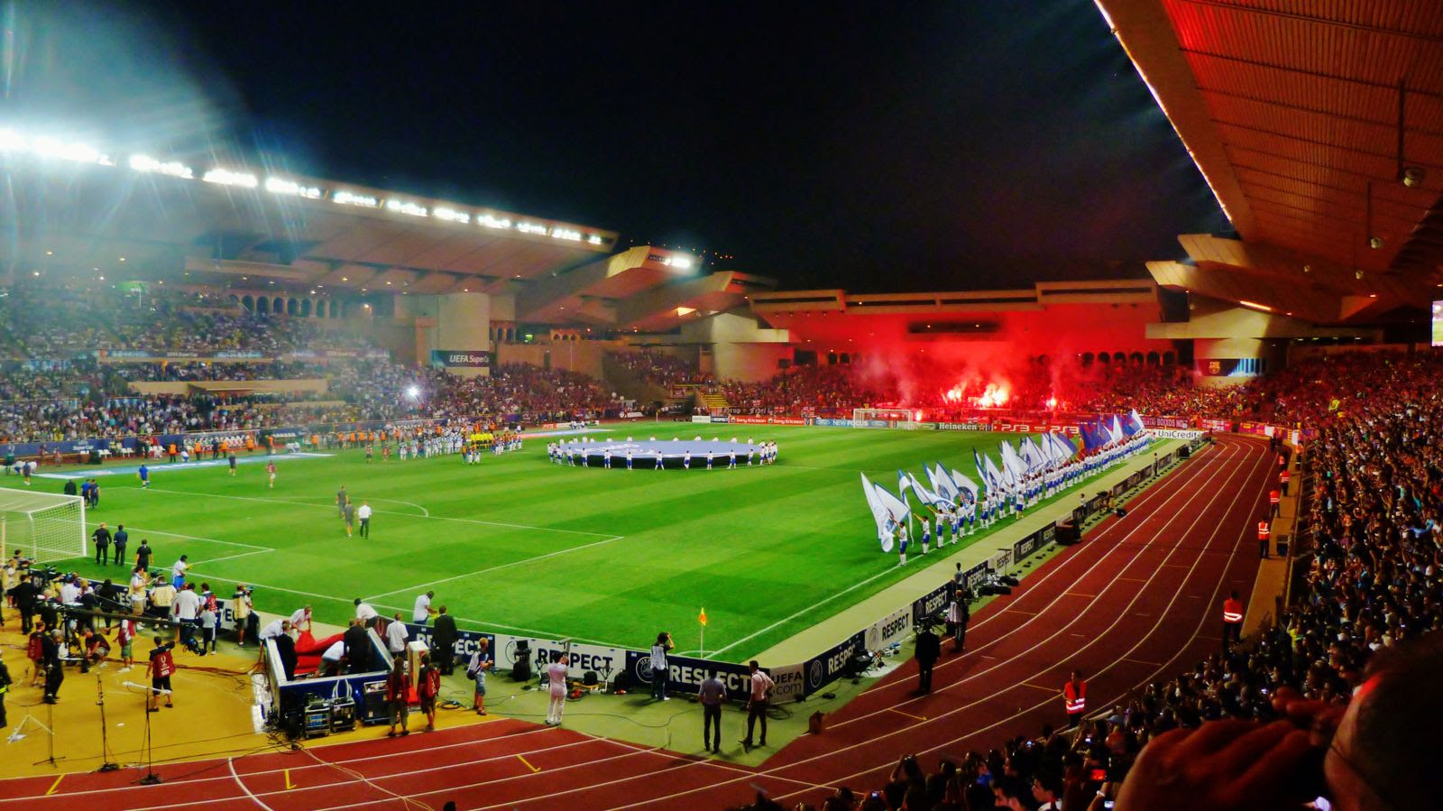 Monaco have played at the original stade louis ii since its beginnings in 1939. Stade Louis Ii Stadiumdb Com