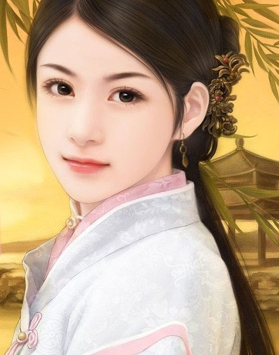 無料イラスト画像 綺麗な日本 画 美人 画 イラスト