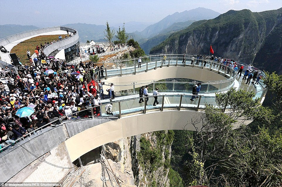 The park is limiting it to just 30 people at                                                      a time to ensure                                                      visitors have                                                      plenty of room to                                                      enjoy the view