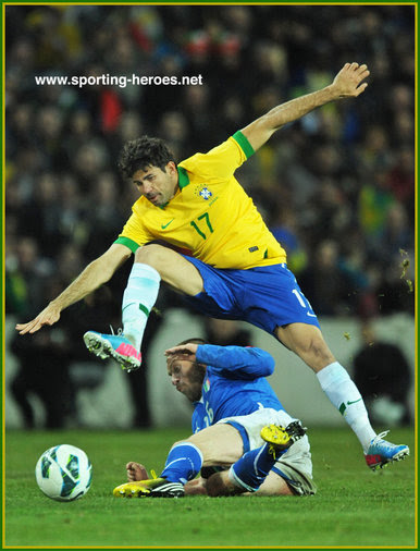 ˈdjeɣo ða ˈsilβa ˈkosta, portuguese: Diego Costa International Football Matches For Brazil In 2013 Brasil