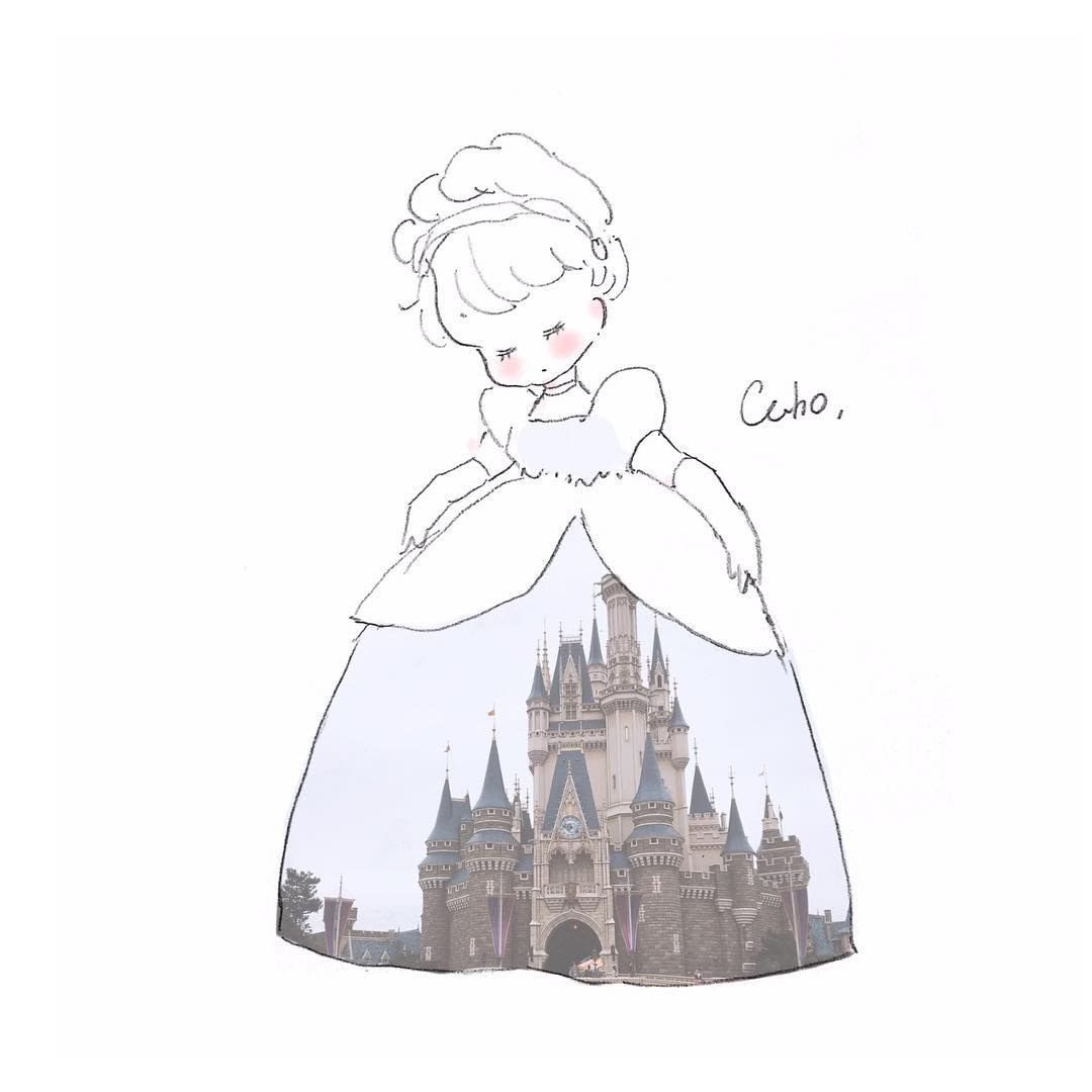 無料イラスト画像 ベスト50 シンデレラ イラスト 簡単