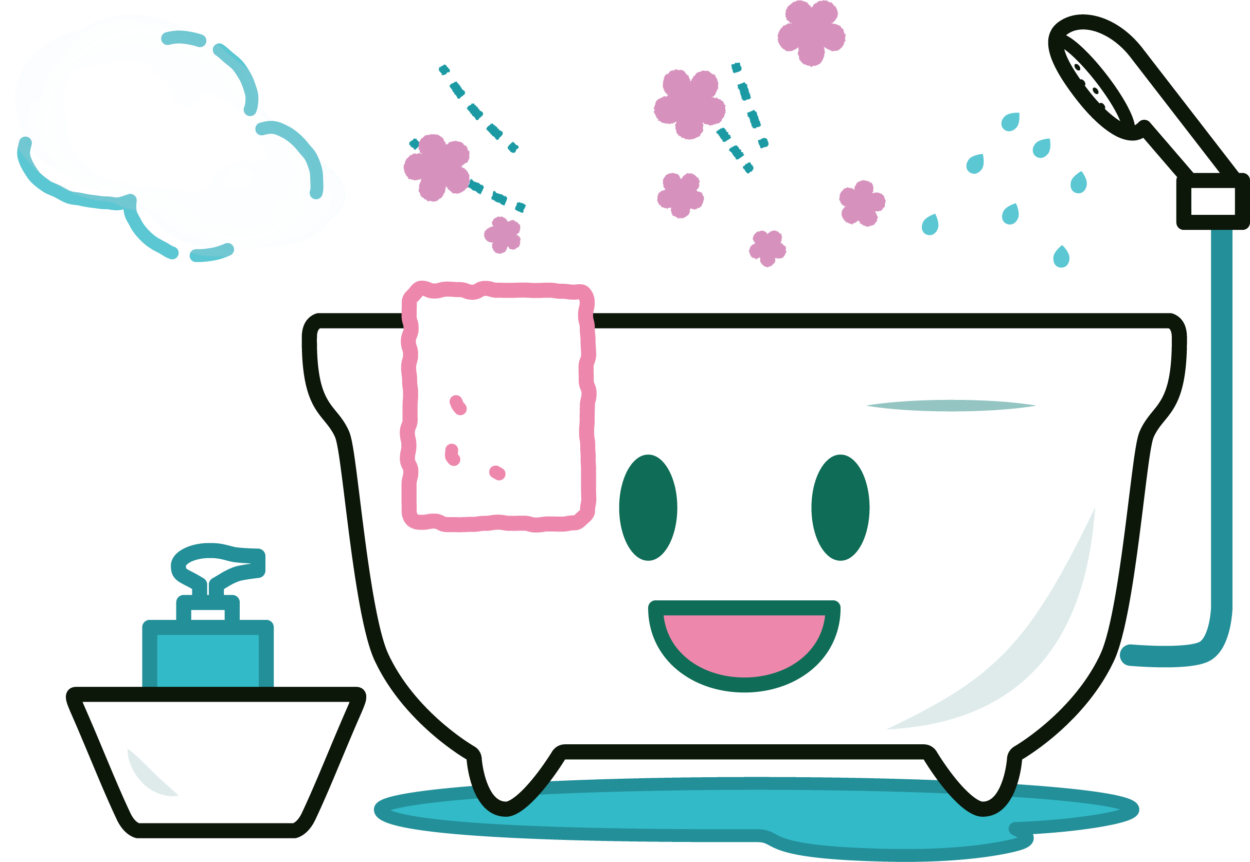 動物の画像について 75 かわいい バスタブ イラスト