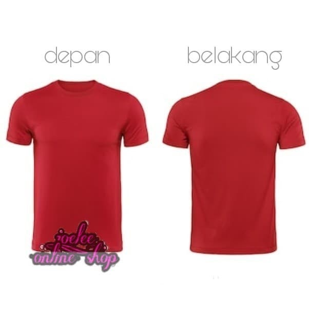 Contoh Kaos  Polos Merah  Maroon  Desain Kaos  Menarik