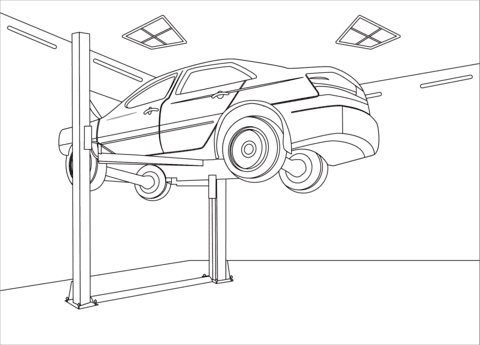Aston martin printable coloring page ; Auto Repair Coloring Page Free Printable Coloring Pages