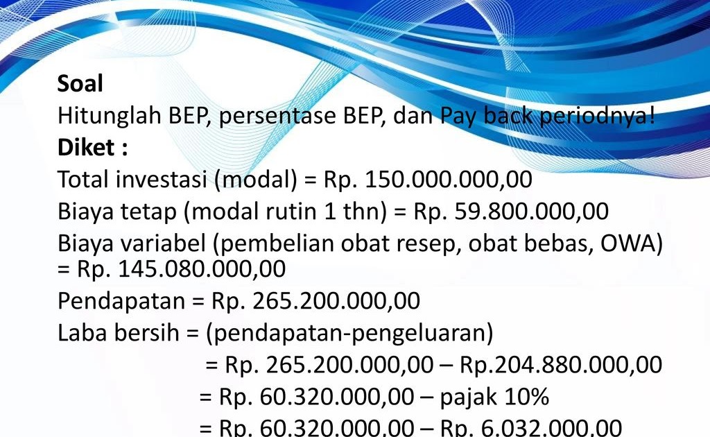 30+ Contoh Soal Bep Dalam Matematika Ekonomi - Kumpulan ...