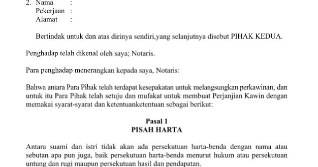 Contoh Akta Notaris Cvpdf - Contoh CV Menarik