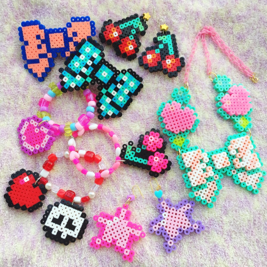 最新パーラー ビーズ かわいい イラスト画像