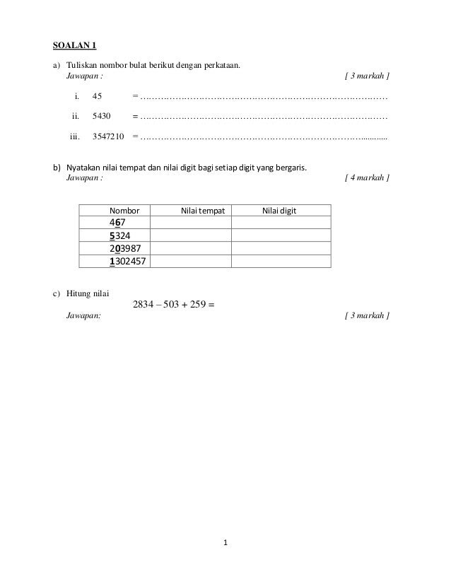 Soalan Matematik Tingkatan 2 2019 Pdf - Kuora r