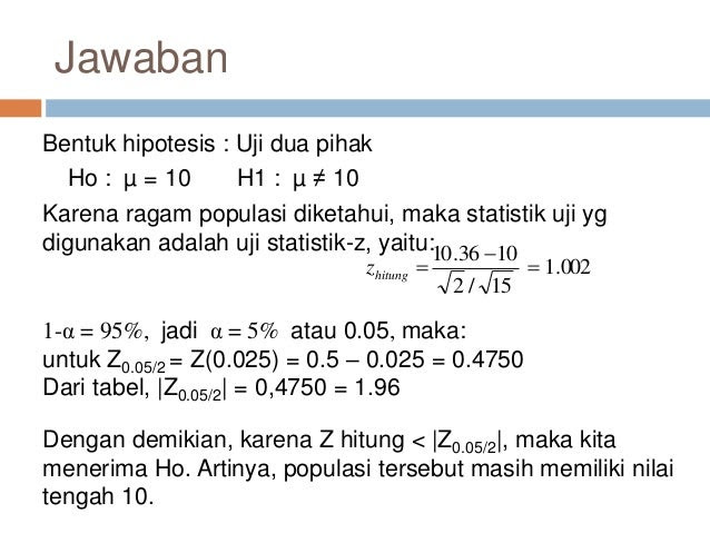 Contoh Jawaban Hipotesis - Ternyata Kabar Viral