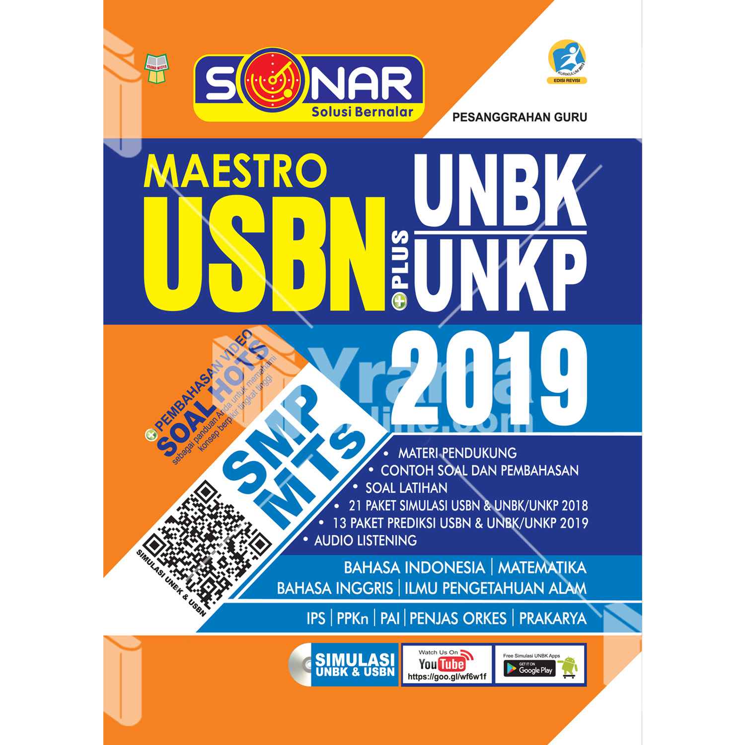 Buku Sonar Maestro Usbn Plus Unbk Unkp Smp Mts 2019