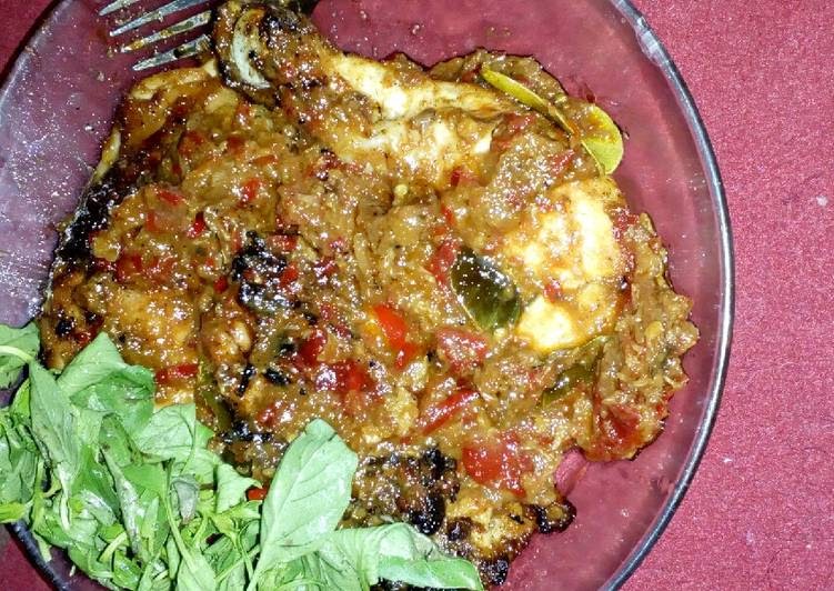 Resep tentang Ayam bakar bumbu rujak terbaru