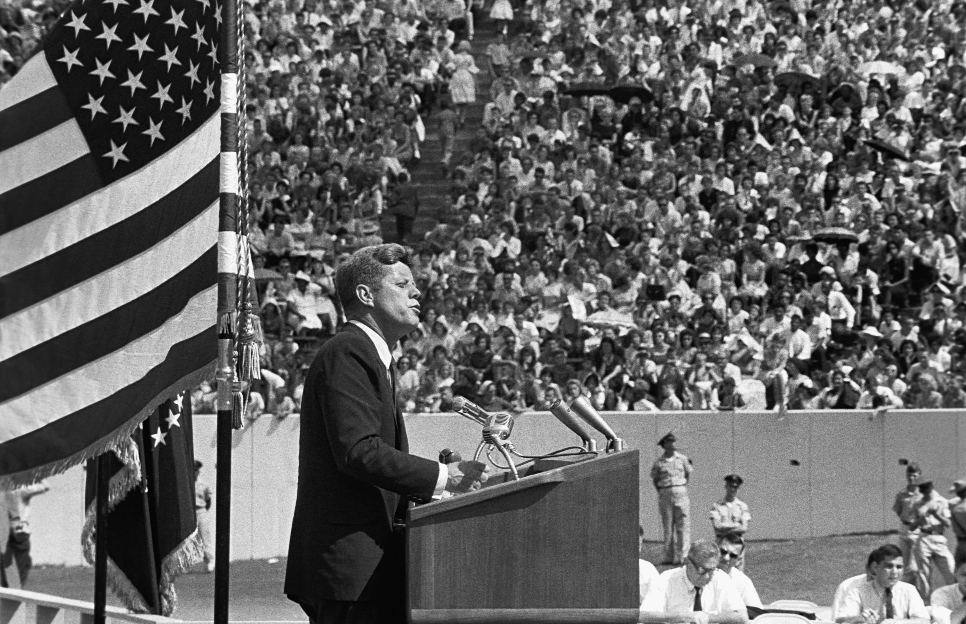 Kennedy historic speech in Houston | history.com