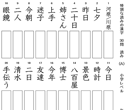 特別 な 読み方 を する 漢字 トップ 画像