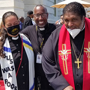 Rev. Dr. William Barber, Rev. Jimmie Hawkins, Rev Dr Liz Theoharis