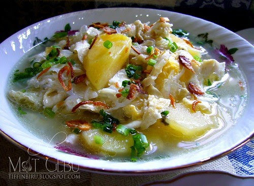 SUP TELUR DAN KENTANG.FEBERET AKU - Dapur Tanpa 