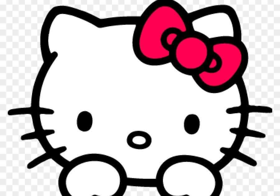 44 Top Gambar Kepala Hello Kitty  Hitam Putih