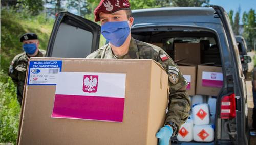 Poland delivers medical aid to Kosovar authorities in response to global pandemic