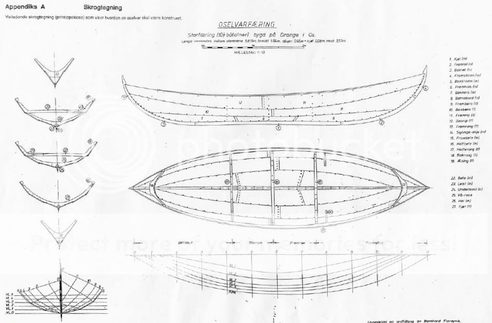 NY NC: Viking rowboat plans